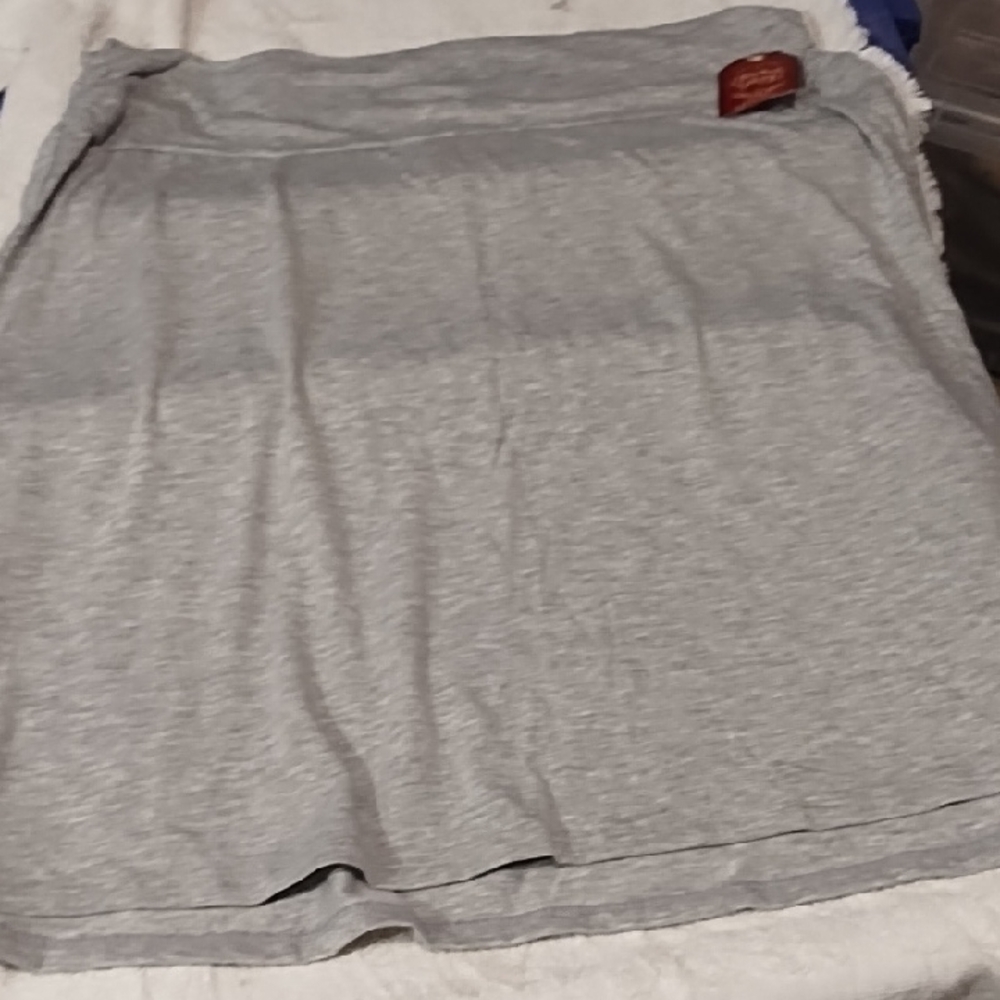 Faded Glory Light Gray Skirt